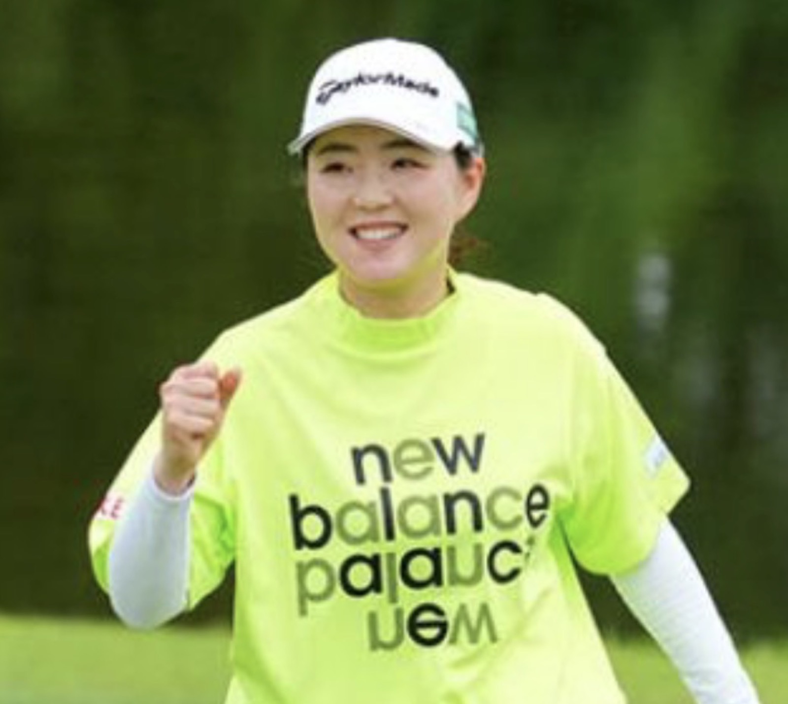 山内日菜子プロ 優勝の瞬間 ガッツポーズ ツインフィールズレディーストーナメント第10回大会