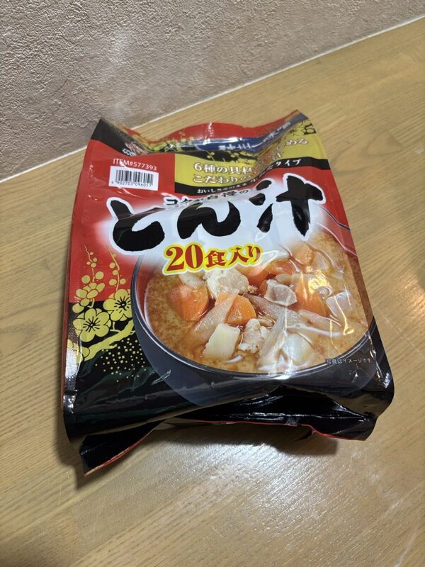 神州一味噌 とん汁パック 購入品