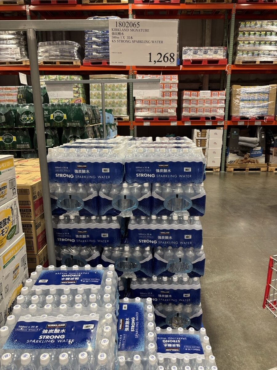 コストコ カークランド ストロング スパークリングウォーター 1,268円