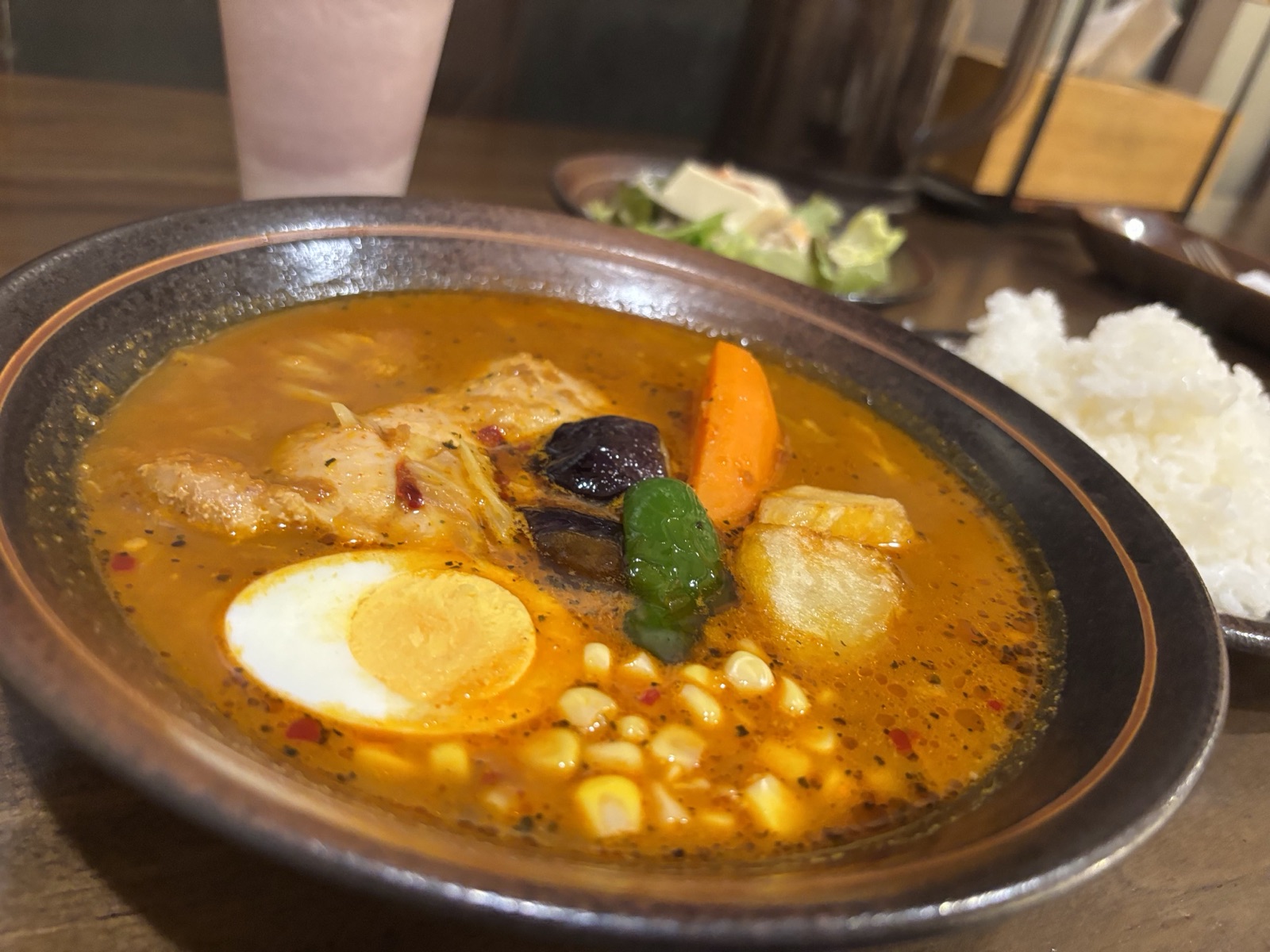 スープカレーのアップ
